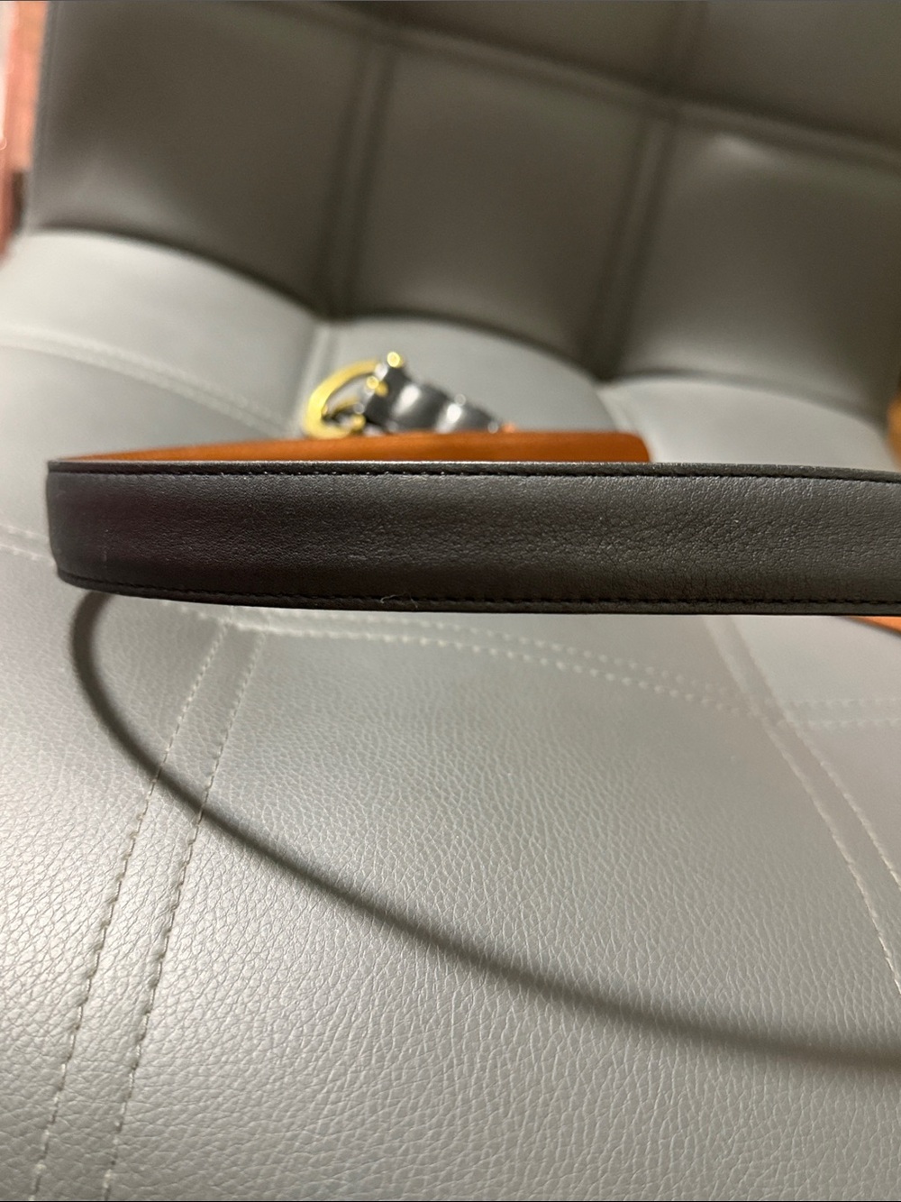 Women’s Coach Leather Belt Size Small - Picture 5 of 7